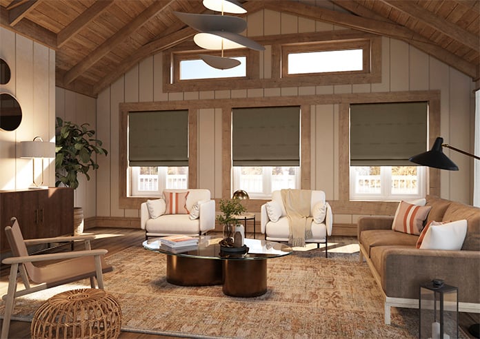 Norleigh, Otter - Twist&Fit Roman Blind - Image 7